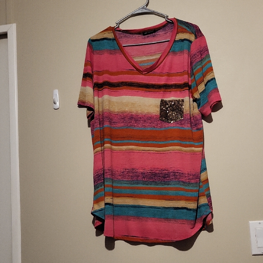 Striped Multicolor Women's Top